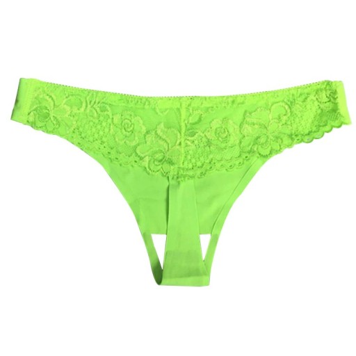 Damen-Tanga mit Spitze