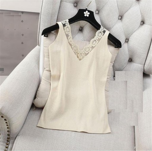 Damen-Tanktop mit Spitze B279
