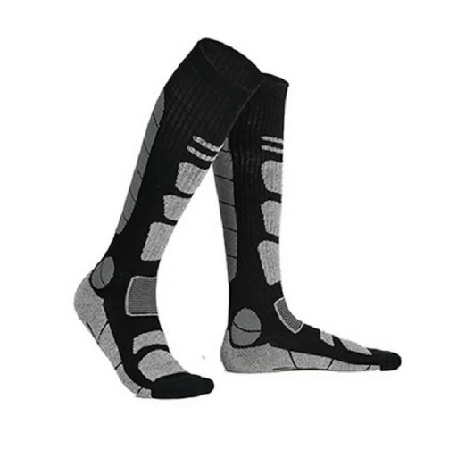 Damen Winter Lange Socken Ski Thermosocken Warme Kompressions-Skisocken Größe 35-39