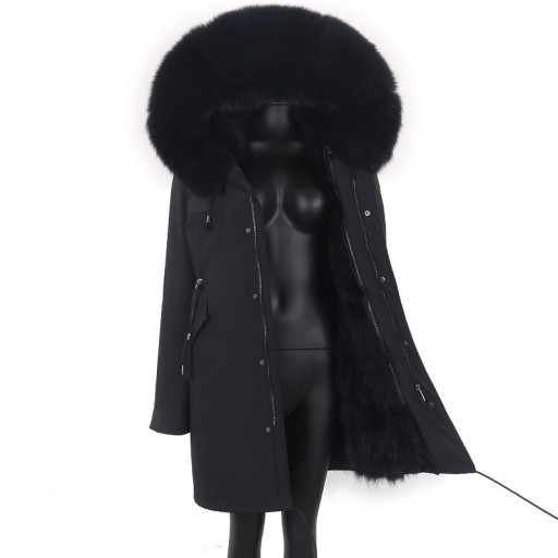 Damen-Winterjacke mit Fell P1729