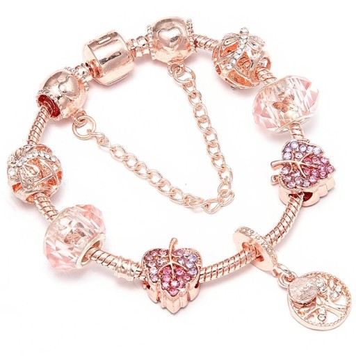 Damenarmband mit Anhängern H223