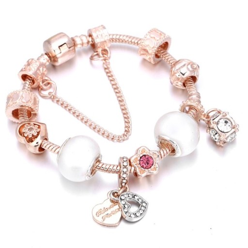 Damenarmband mit Anhängern H613