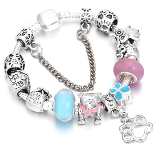 Damenarmband mit Anhängern H613
