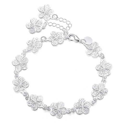 Damenarmband mit Blumen H99