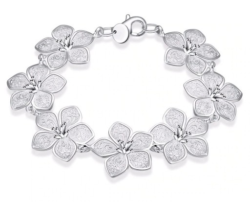 Damenarmband mit Blumen