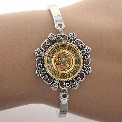 Damenarmband mit Mandala H584