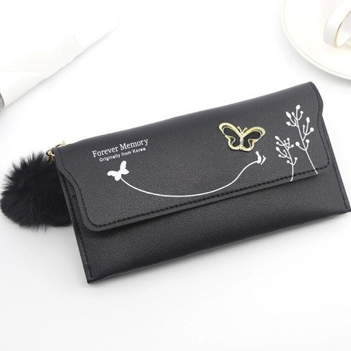 Damenbrieftasche mit Schmetterling J103