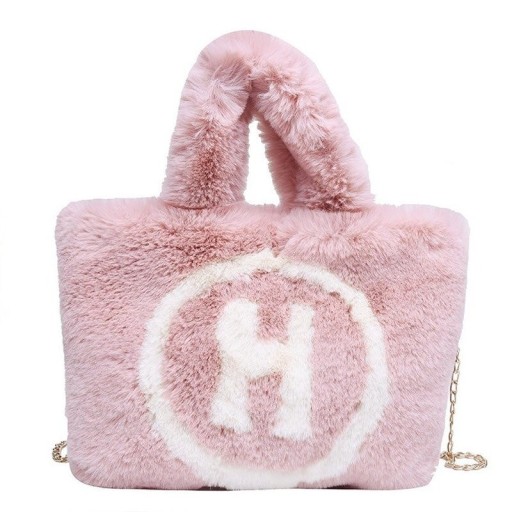 Damenhandtasche aus Kunstfell M1126