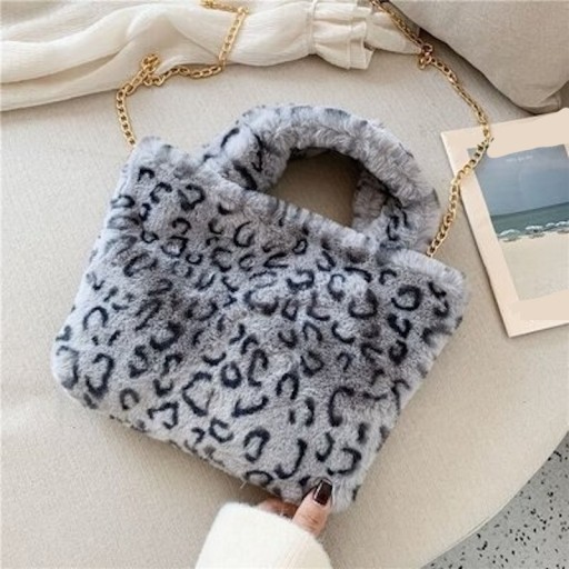 Damenhandtasche aus Kunstfell M718