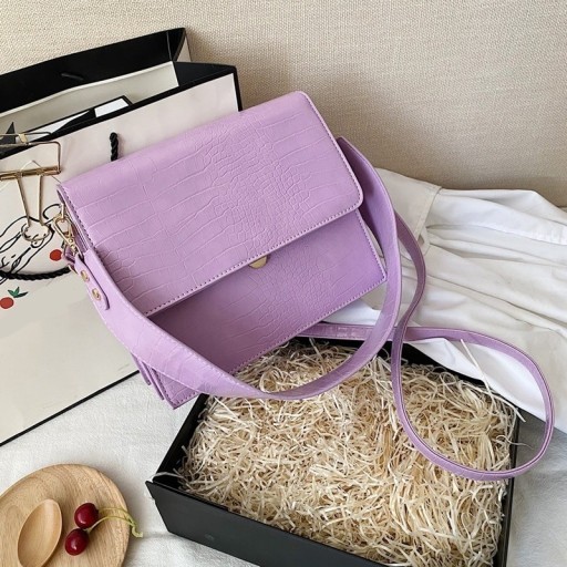 Damenhandtasche mit Schlangenledermuster M694