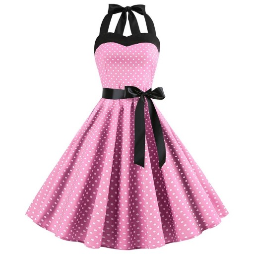 Damenkleid mit Band A2812