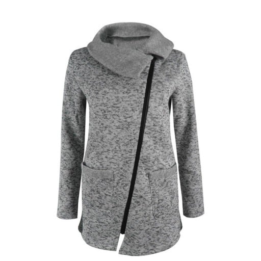 Damenmode-Kabát mit Kragen J1214