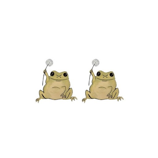 Damenohrringe Frosch