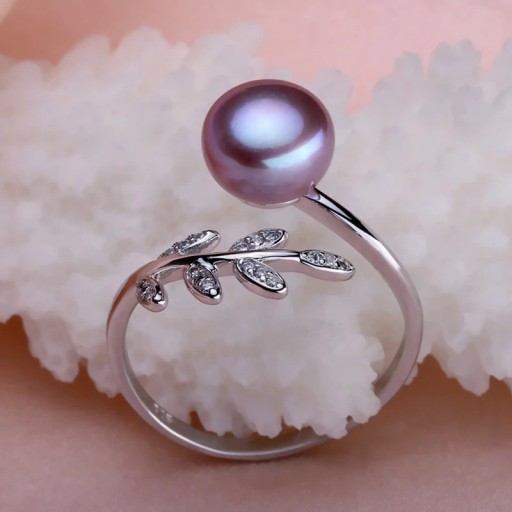 Damenring mit Perle D2377