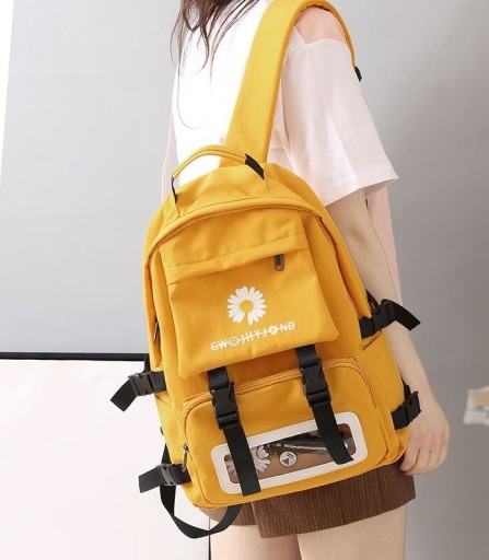 Damenrucksack mit transparenter Tasche