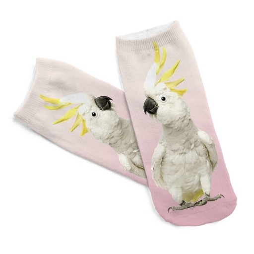 Damensocken mit 3D-Druck - Tiere