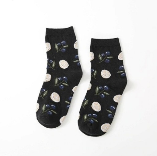 Damensocken mit Früchten