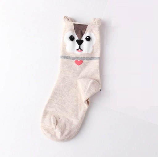 Damensocken mit Tiermotiv