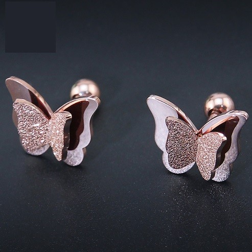 Dameøreringe Butterfly J2389
