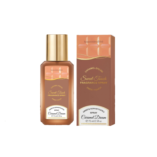 Dameparfume Spray Caramel Dream Sweet Touch Let Duft Friske og Søde Toner 75 ml Karamelbrun Flaske til Romantiske Dates