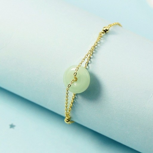 Dames armband met kralen, fijn