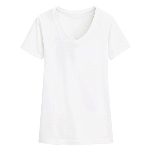 Dames basic t-shirt met korte mouwen