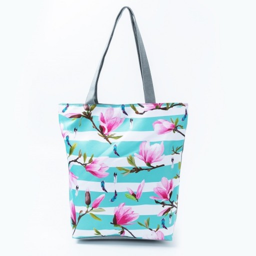 Dames canvas tas bloemen