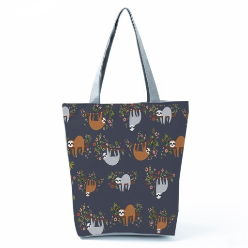 Dames canvas tas luiaard