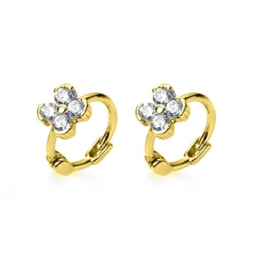 Dames creolen klaver