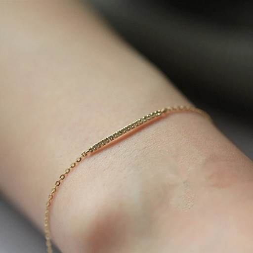 Dames delicate armband met stenen H145