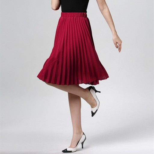 Dames geplooide rok G140