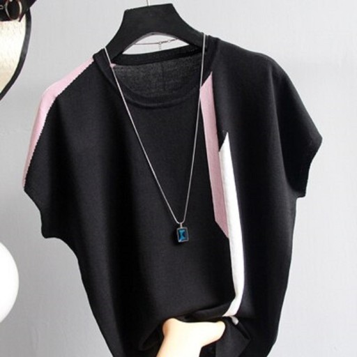 Dames gestreept T-shirt A1281