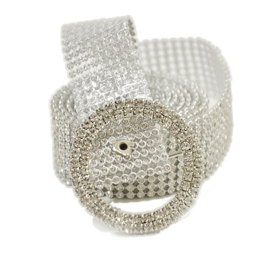 Dames glitter riem L147