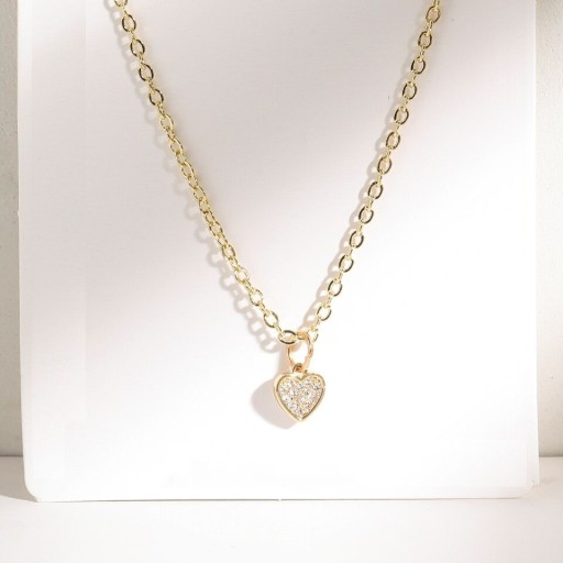 Dames hart ketting G822