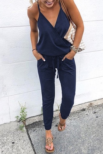 Dames jumpsuit met bandjes