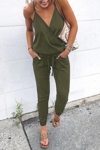 Dames jumpsuit met bandjes