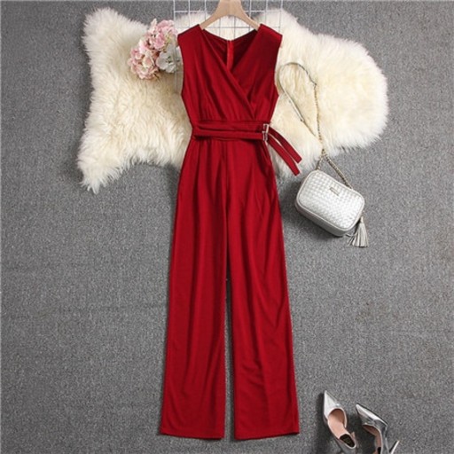 Dames jumpsuit met bandjes