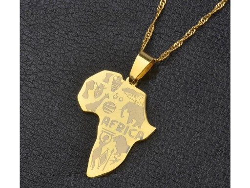 Dames ketting met Afrika