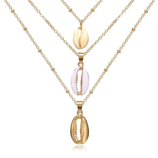 Dames ketting met hangers G826