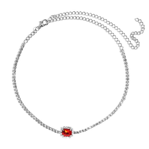 Dames ketting met kristal G710