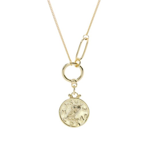 Dames ketting met munt M120