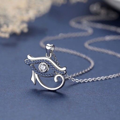 Dames ketting met oog D642