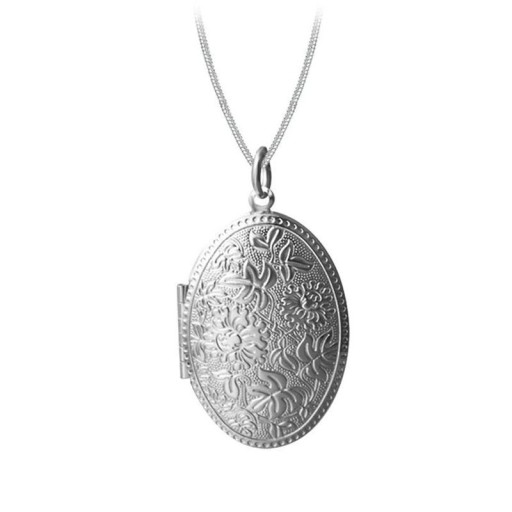 Dames ketting met open hanger D615