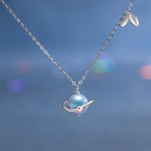 Dames ketting met planeet G566