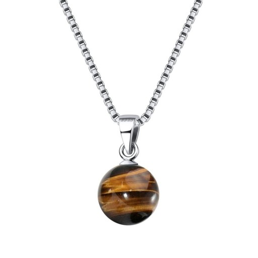 Dames ketting met ronde hanger D743