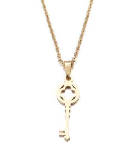 Dames ketting met sleutel D341