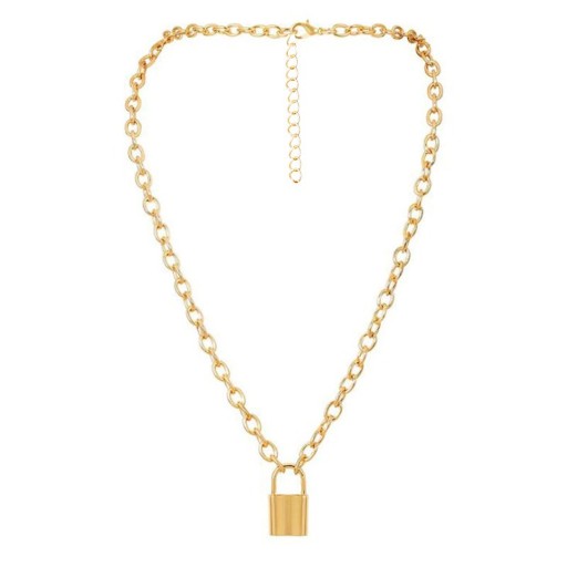 Dames ketting met slot G707