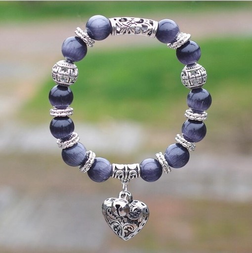 Dames kralenarmband met hart