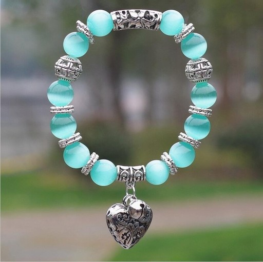 Dames kralenarmband met hart