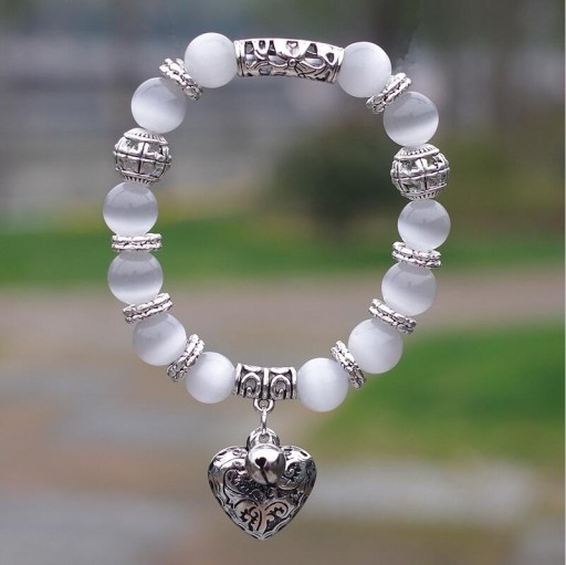 Dames kralenarmband met hart